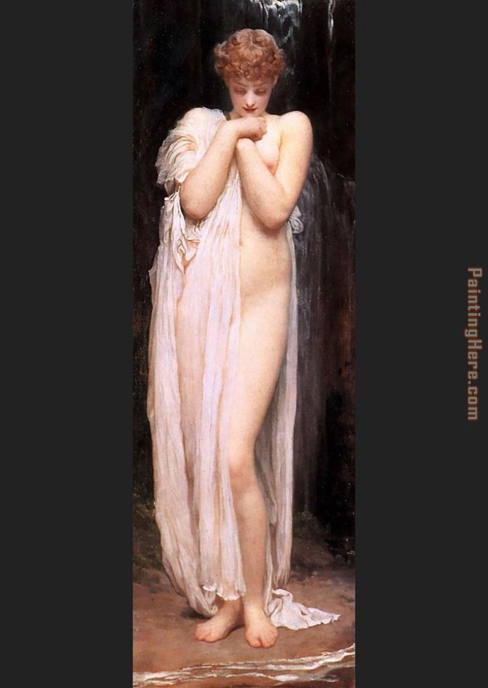 A Bather 1 painting - Lord Frederick Leighton A Bather 1 art painting